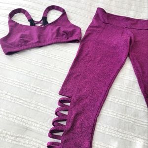 ONZIE Bra Top and matching Cropped Leggings.
